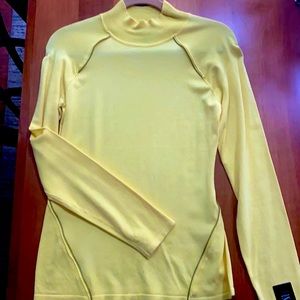Pretty yellow INC sweater. NWT sz Medium